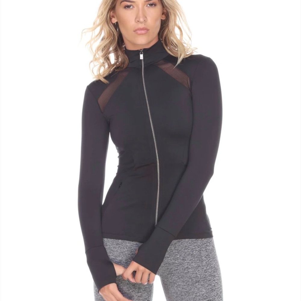 Heroine Sport Black Zip-Up Athletic Jacket